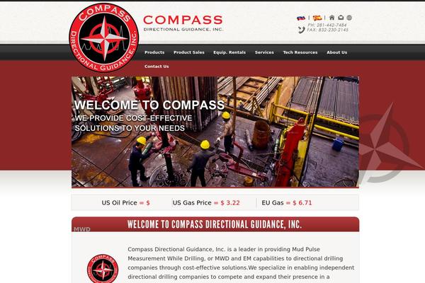 Compass theme site design template sample