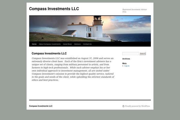 Twenty Ten theme site design template sample