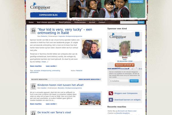 Site using Compassion-plugin plugin