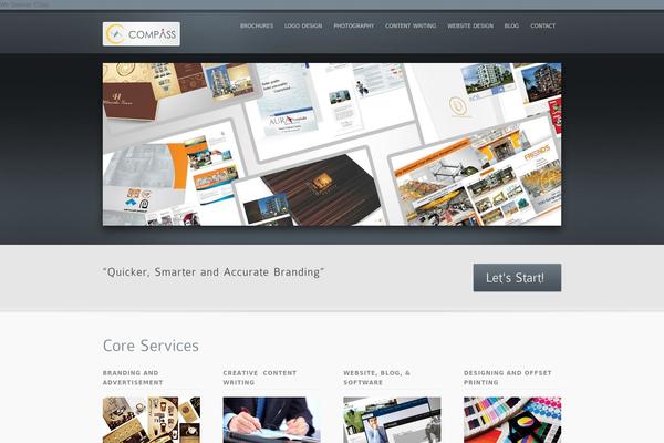 inFocus theme site design template sample