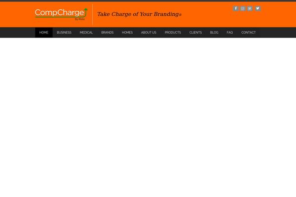 compcharge.com site used Corporative