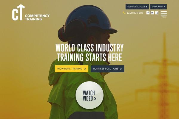 competencytraining.com.au site used Competency