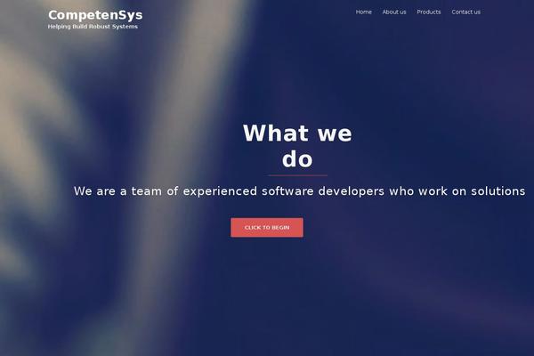 Sydney theme site design template sample