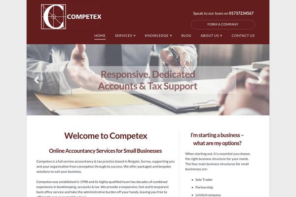 competex.co.uk site used Competex