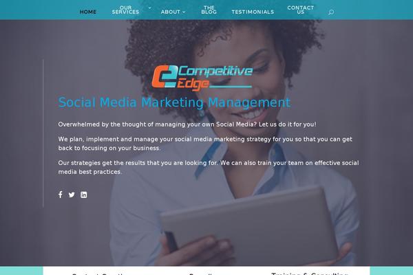 Divi theme site design template sample