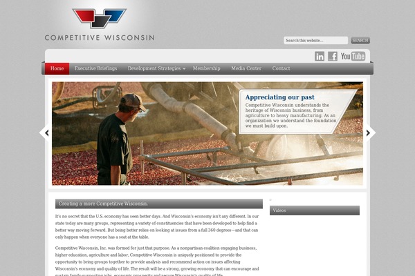 WordPress website example screenshot