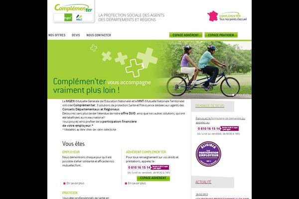 complementer.fr site used Complementer