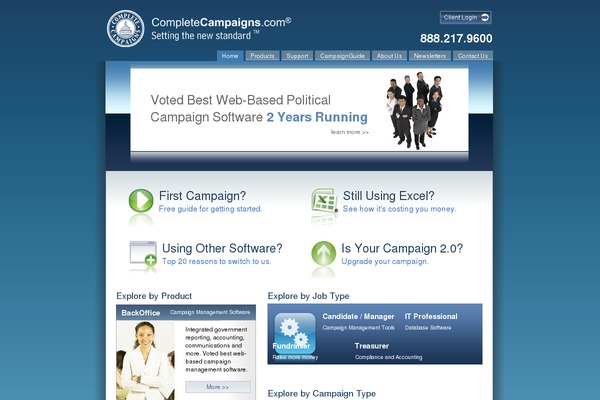 completecampaigns.com site used Aristotle