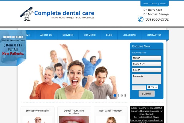 completedentalcare.com.au site used Completedentalcare-child
