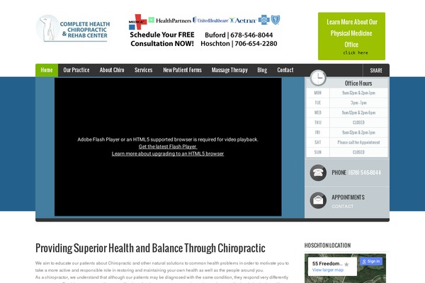 completehealthchiro.com site used Doctor3