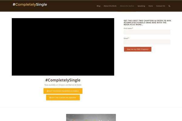 Enfold theme site design template sample