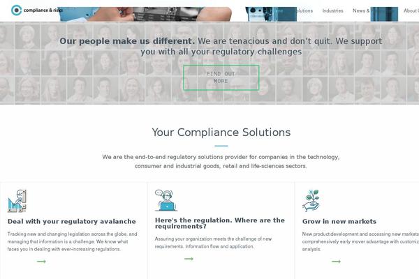 complianceandrisks.com site used Compliance-risk