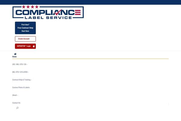 compliancelabelservice.com site used The7