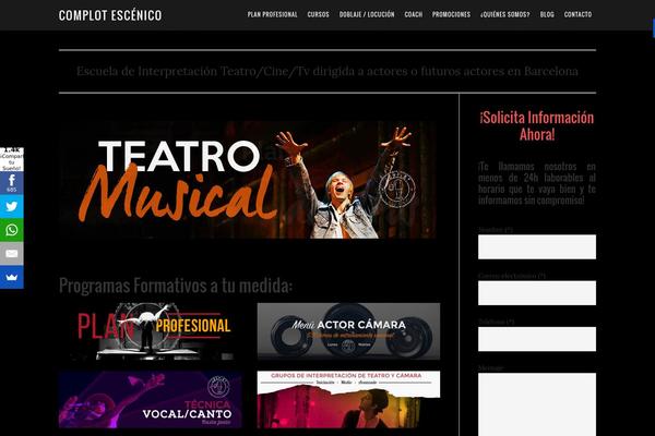 complotescenico.com site used Eleven40 Pro