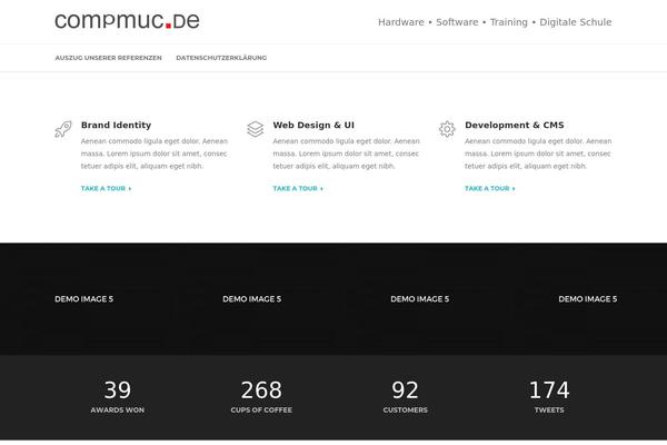 Unicon theme site design template sample