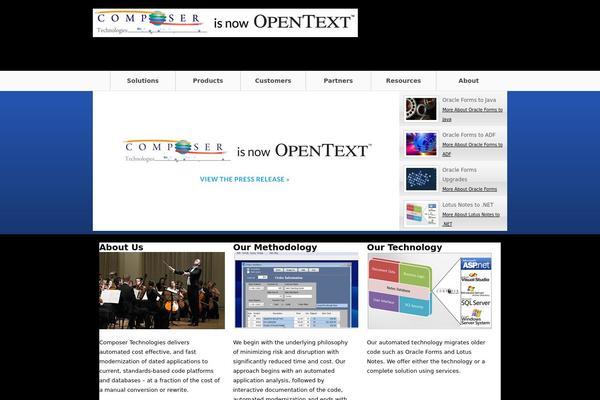 WordPress website example screenshot