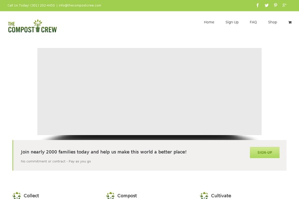 Greenthumb theme site design template sample
