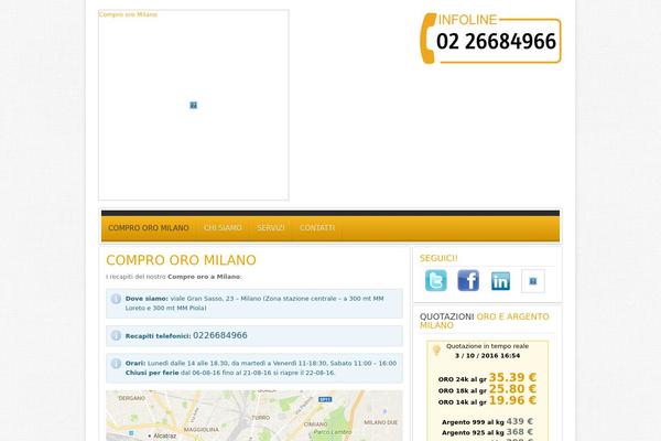 compro-oro-milano.it site used Qesco