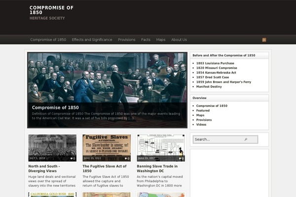 compromise-of-1850.org site used Arras_no_timthumb