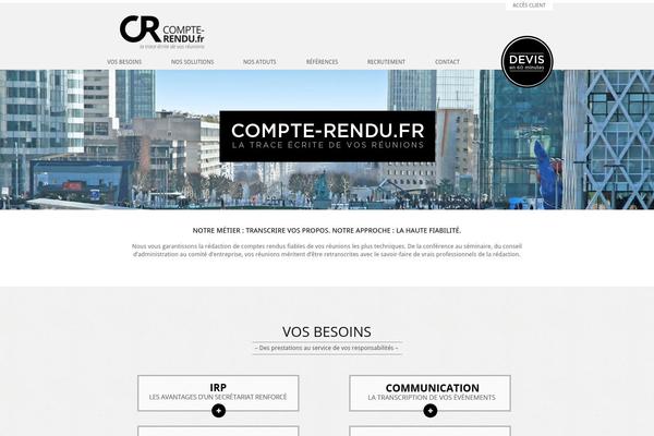 compte-rendu.fr site used Compterendu