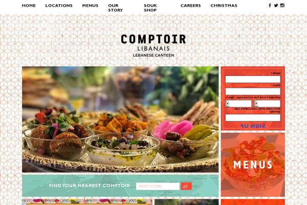 comptoir WordPress theme, websites list used comptoir theme comptoir theme websites examples