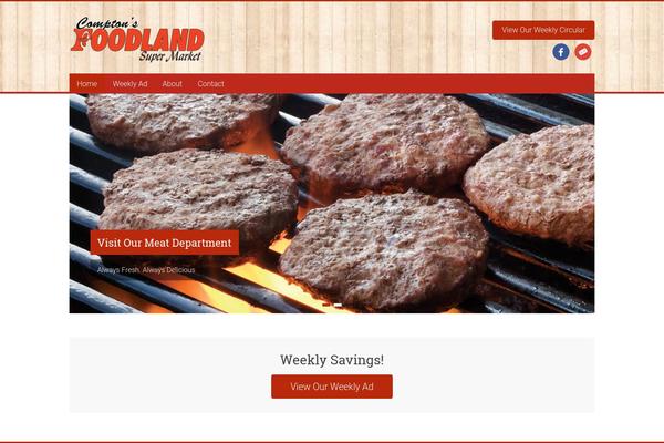 WordPress website example screenshot