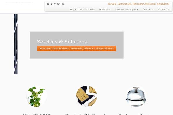 Customizr theme site design template sample