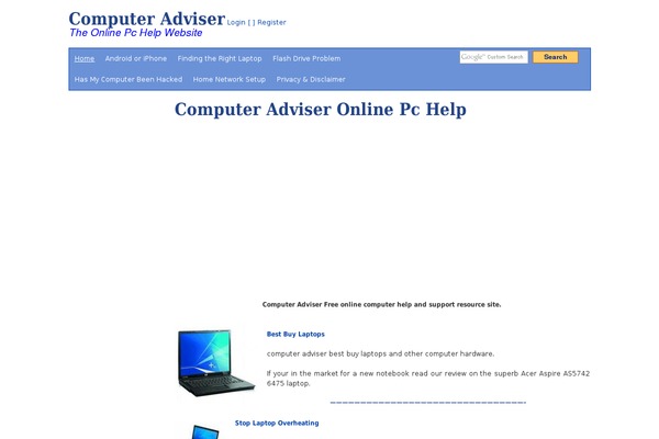 computer-adviser.com site used PHP Ease