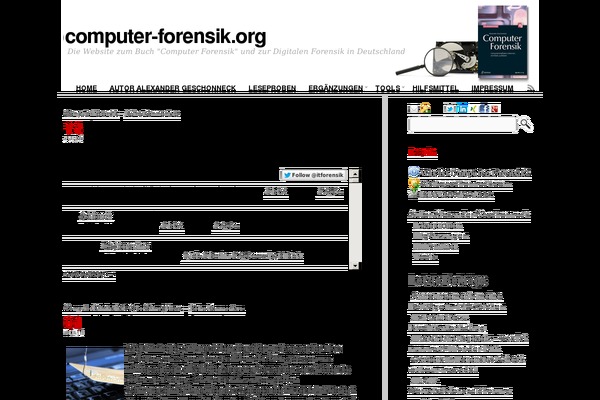 computer-forensik.org site used Catch-responsive-pro-child