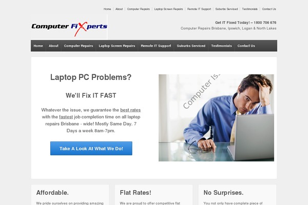 WordPress website example screenshot