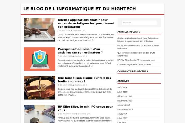 WordPress website example screenshot
