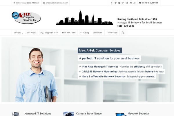WordPress website example screenshot