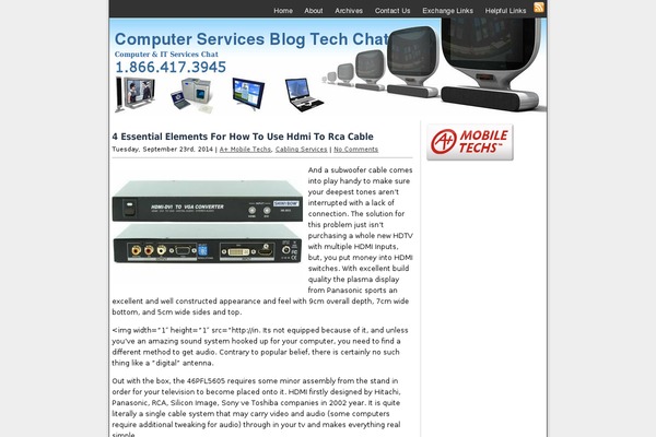 computerrepairservicesblog.com site used Gadget Story
