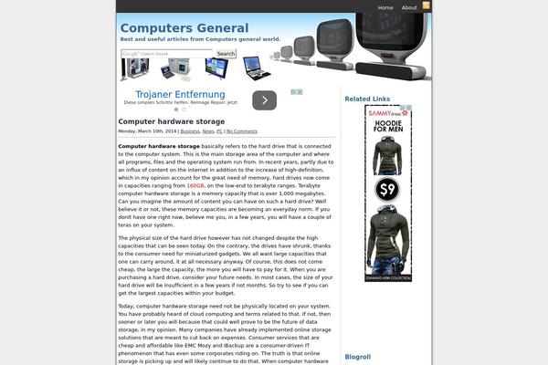 computersgeneral.com site used Gadget Story