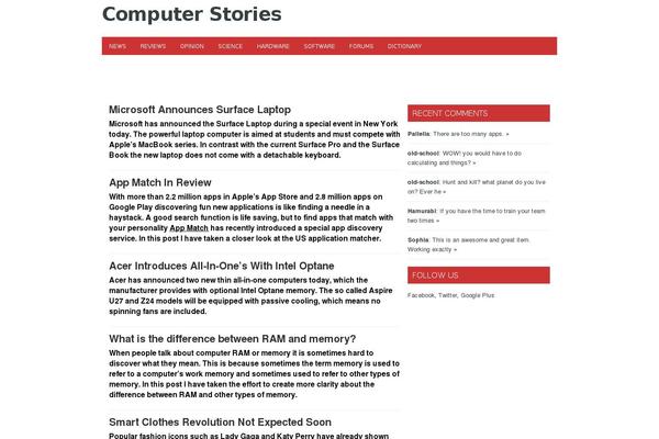computerstories.net site used Ritmo