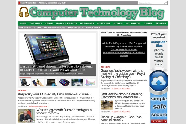 Default theme site design template sample