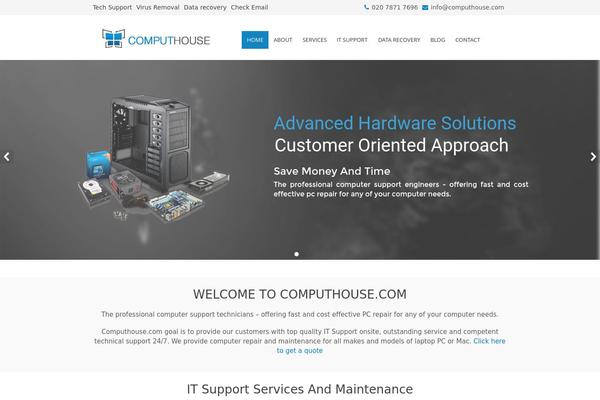 WordPress website example screenshot