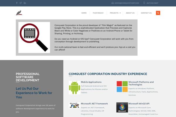 Consultancy theme site design template sample