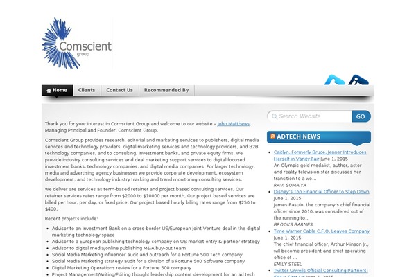 comscient.com site used Mystique