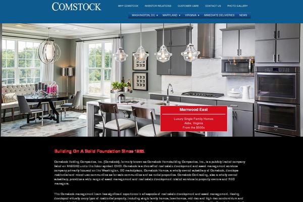 comstockhomes.com site used Comstock