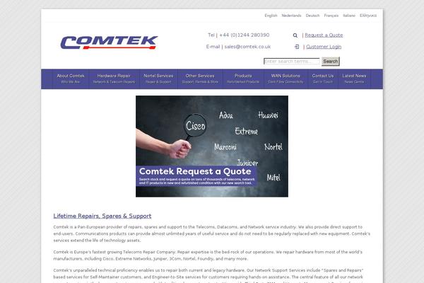 comtek.co.uk site used Comtekres