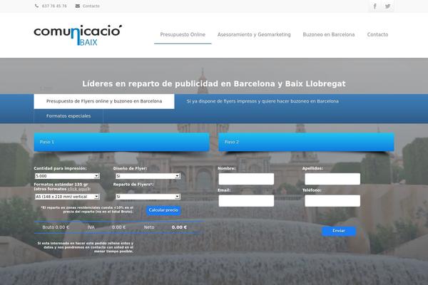 WordPress website example screenshot