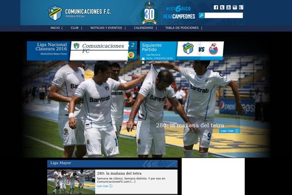 comunicacionesfc.com site used Aumenta