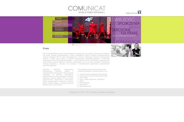 comunicat.pl site used Comunicat