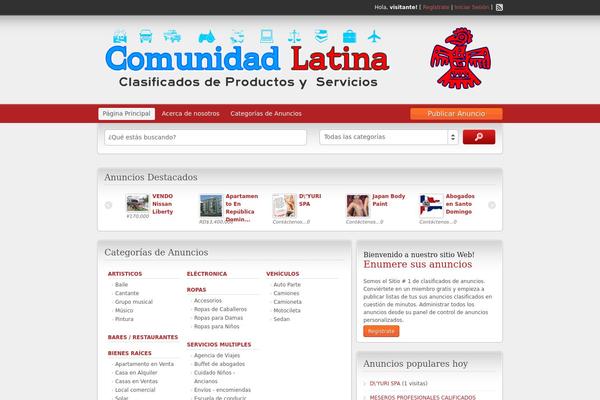 comunidadlatina.info site used ClassiPress