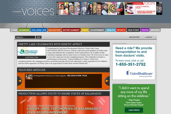 comvoicesonline.com site used ColorNews