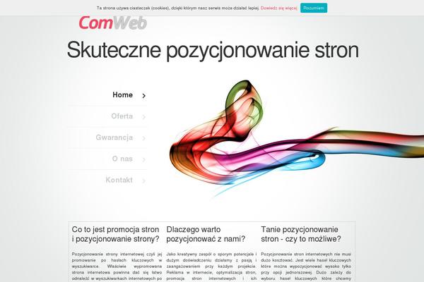 comweb.pl site used Theme1347