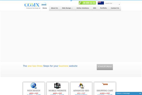 comxdesign.co.nz site used 123theme_preview