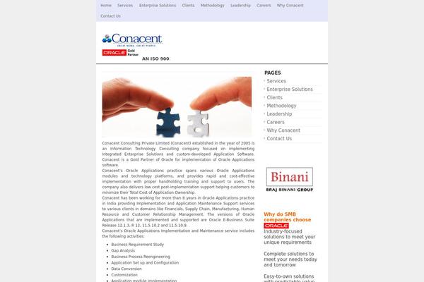 conacent.com site used Corporatesandbox