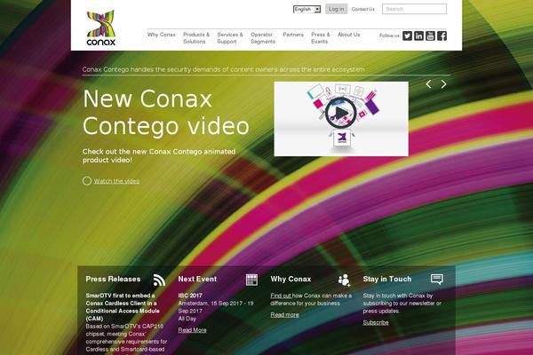 conax.com site used Conax